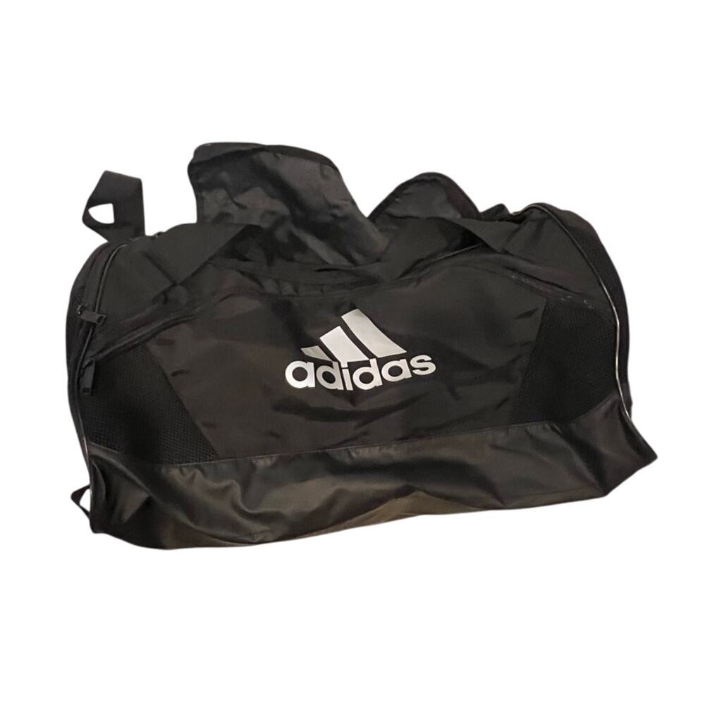 Adidas Defender Medium White Black Gym Bag